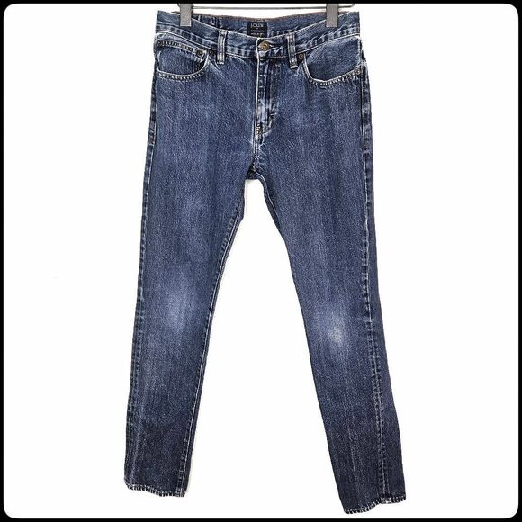 J. Crew Factory Other - J. CREW The Driggs Men's Straight Leg Medium Wash Zip Fly Blue Denim Jeans 29x32